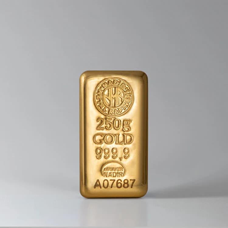 250 Gr Külçe Altın 999‚9