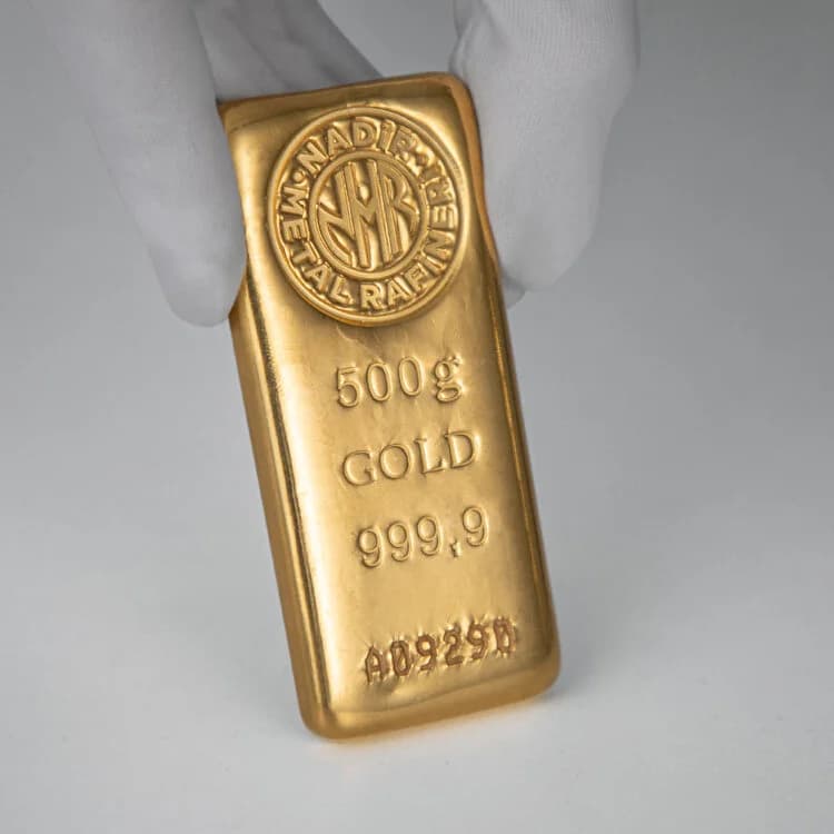 500 Gr Külçe Altın 999‚9