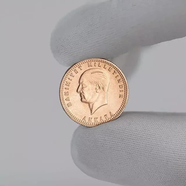 Ata Lira Çeyrek Altın 102. Yıl Yeni Tarihli
